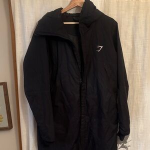 Gymshark Dark Jacket with Logo